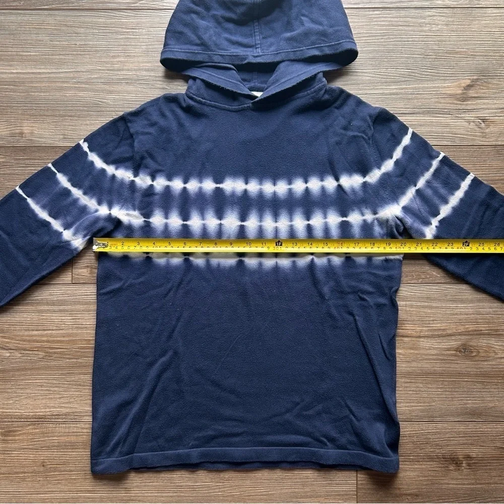 Banana Republic | Heritage Collection Navy / White Tie Dye Cotton Hoodie (Small)